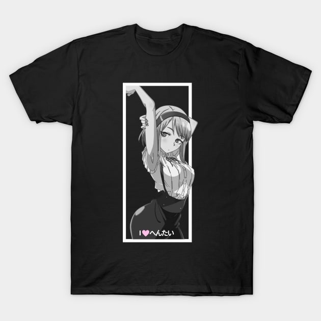 I love hentai art T-Shirt by Mangekyou Media